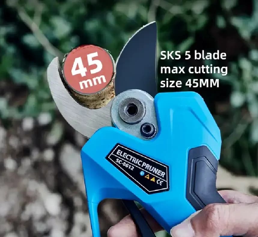 2026 45 mm battery pruning electric shears Power for scissors for branches with 2 batteries