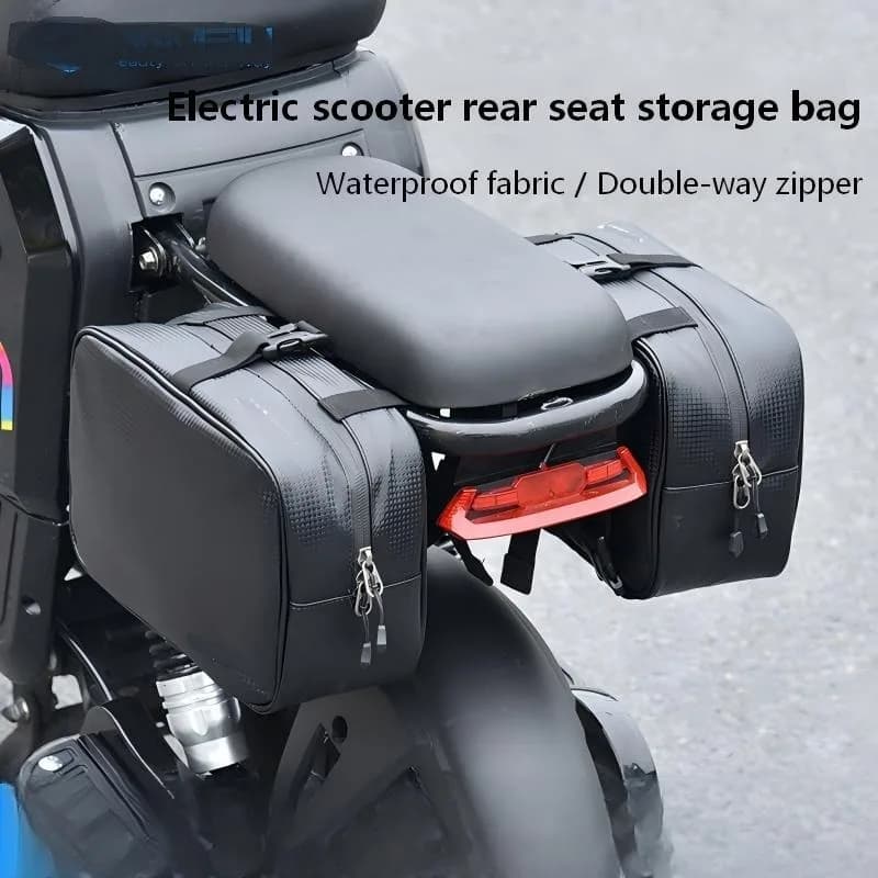 Motorcycle electric bicycle outdoor riding rear seat side bag backpack waterproof large capacity travel storage luggage bag