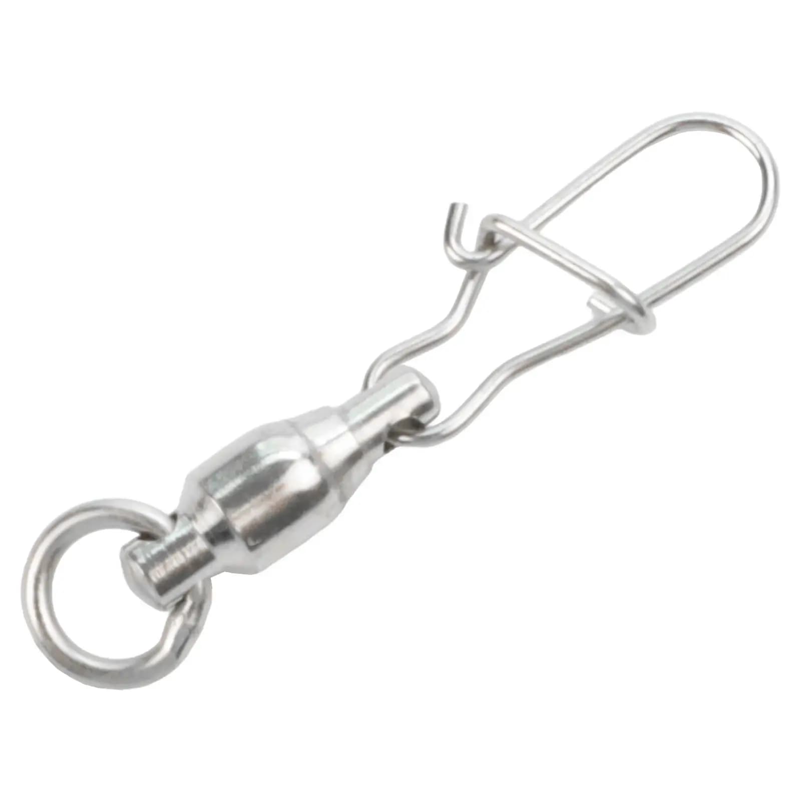 10 bottoni automatici girevoli da pesca per rotazione regolare, design a doppio O-ring in acciaio inossidabile, perfetti per la pesca con esche e barche