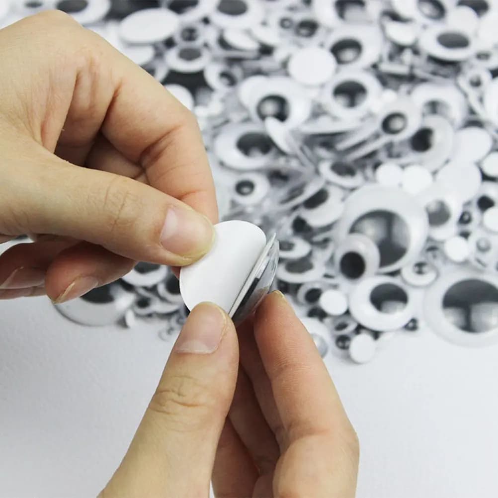 120Pcs Non Toxic Plastic Eyes for DIY Puppet Crafting Animal Embroidery Sewing Projects Creative Kids Gift Educational Craft