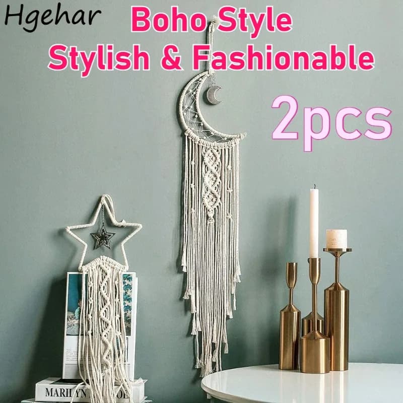 Tapestries Handmade Bohemian Tapestry Cotton Thread Woven European Style Household Living Room Bedroom Decorative Wall Wholesale