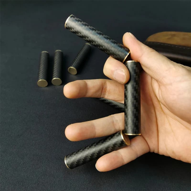 Magnetic Metal Carbon Fiber Theee Section Stick Rotating Creative Gifts Anti Stress Toys for Adults Teenagers EDC Cool Gadgets