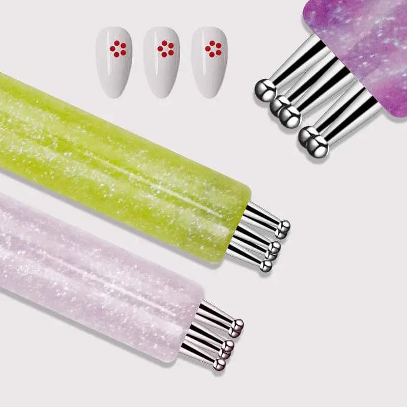 1 Pezzo Penna per Nail Art per Disegno, Pittura, Intaglio e Punteggiatura, Strumento per Nail Art