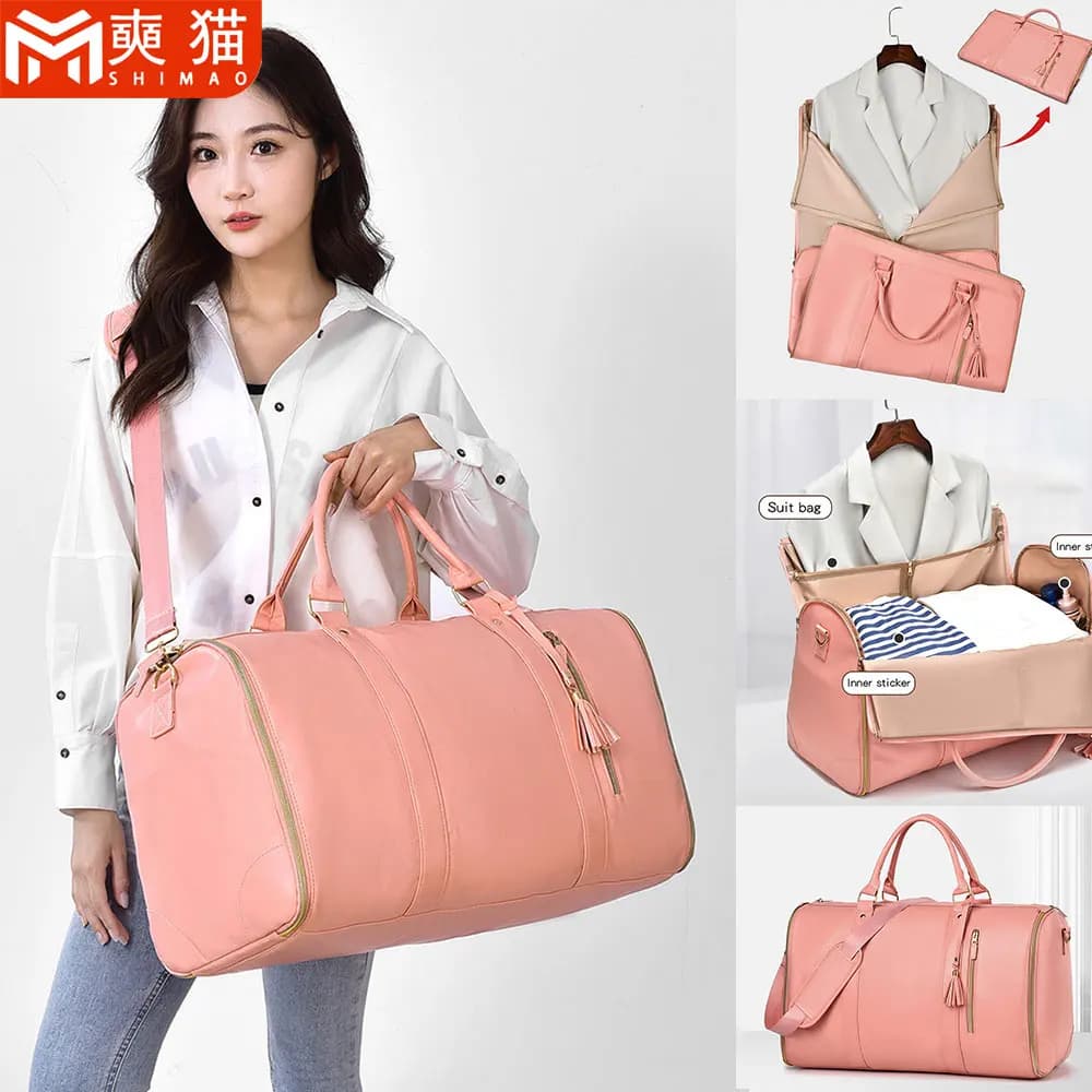 Borsa da viaggio d'affari alla moda Borsa a tracolla pieghevole per riporre abiti da donna Borsa a tracolla sportiva per yoga per allenamento di nuoto all'aperto