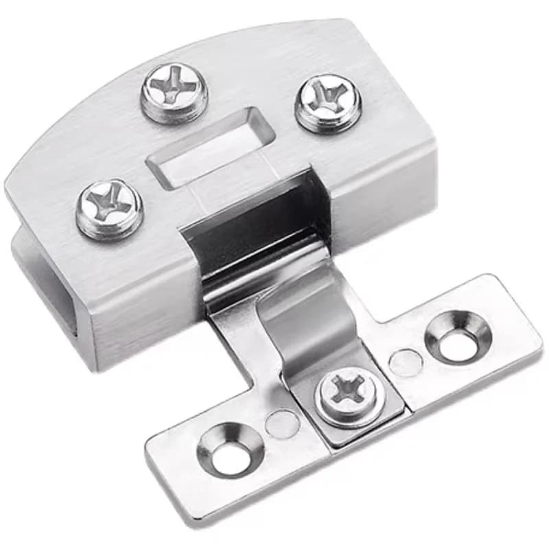 Cerniere a morsetto per porte in vetro in acciaio inossidabile per armadietti vino, armadietti pane, armadietti e cancelli, per spessori di 5-7mm e 8-10mm