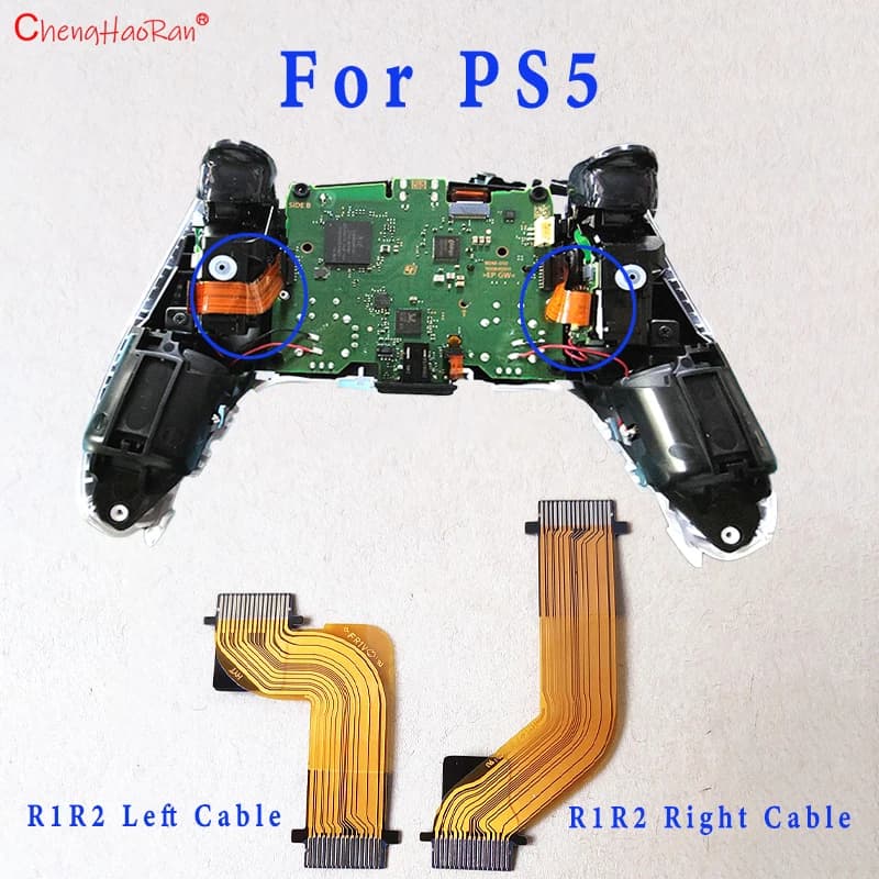1 Pezzo Cavo Flessibile per Pulsanti Grilletto Sinistro e Destro del Controller PS5, Scheda Pulsanti con Cavo a Nastro per PS5 V2.03.0