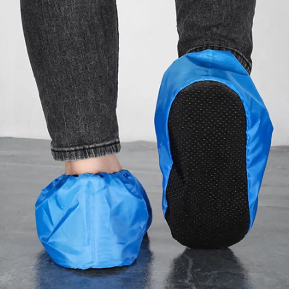 EVA Waterproof Rain Shoe Covers Reusable Foldable Dustproof Not-Slip Sole Rain Boot Covers Shoe Protector Overshoes