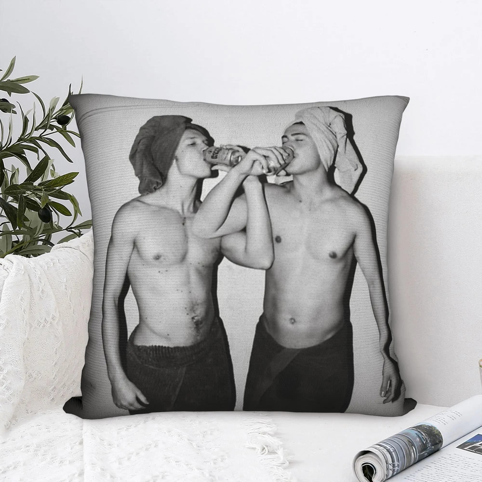 Federa per cuscino Heated Rivalry Hudson e Connor, federa comoda per cuscini, per feste di matrimonio, decorazioni per la casa, federe originali