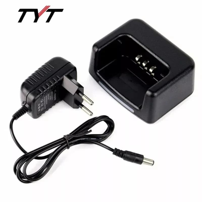 Adattatore base caricabatteria da tavolo caricabatteria per TYT Walkie Talkie MD380 RT3S MD760 DMR RETEVIS RT3 RT3S Ham Radio alimentatore