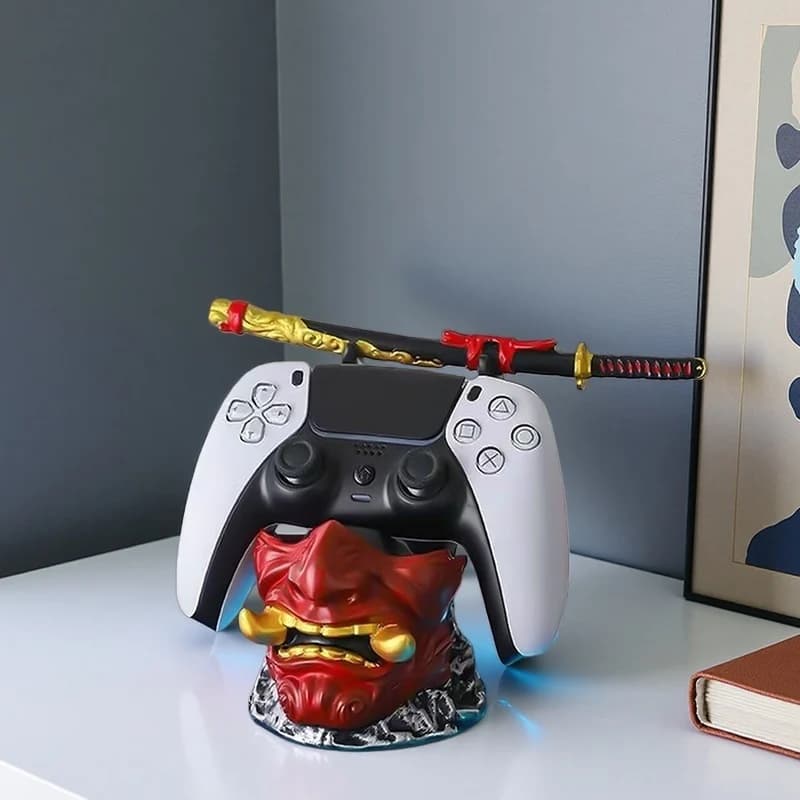 Supporto universale per controller di gioco God Of War Gioco per controller PS5/Xbox/PS4 Supporto creativo Accessorio di gioco unico per supporto per gamepad