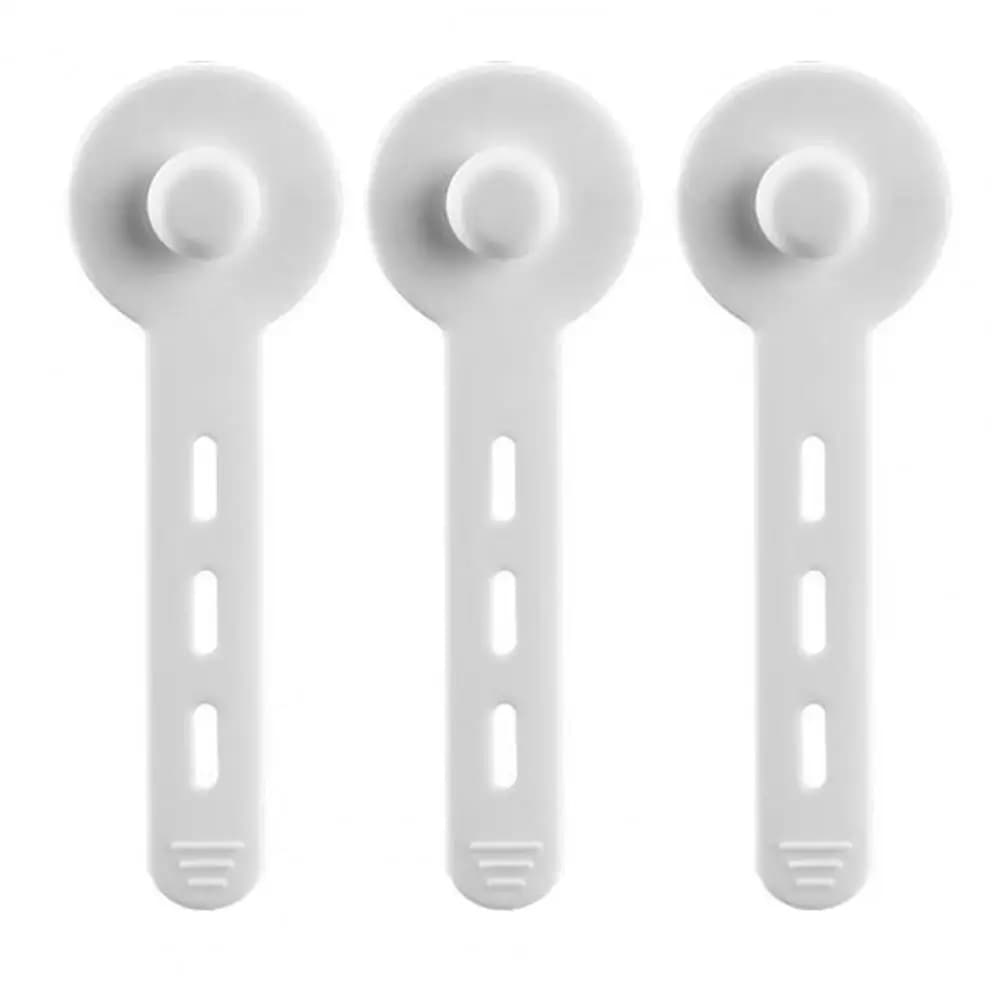 Set di 3 Fascette in Silicone Regolabili Autoadesive per Cavi, Riutilizzabili per Organizzare Auricolari, Caricabatterie, Cavi di Alimentazione per Computer