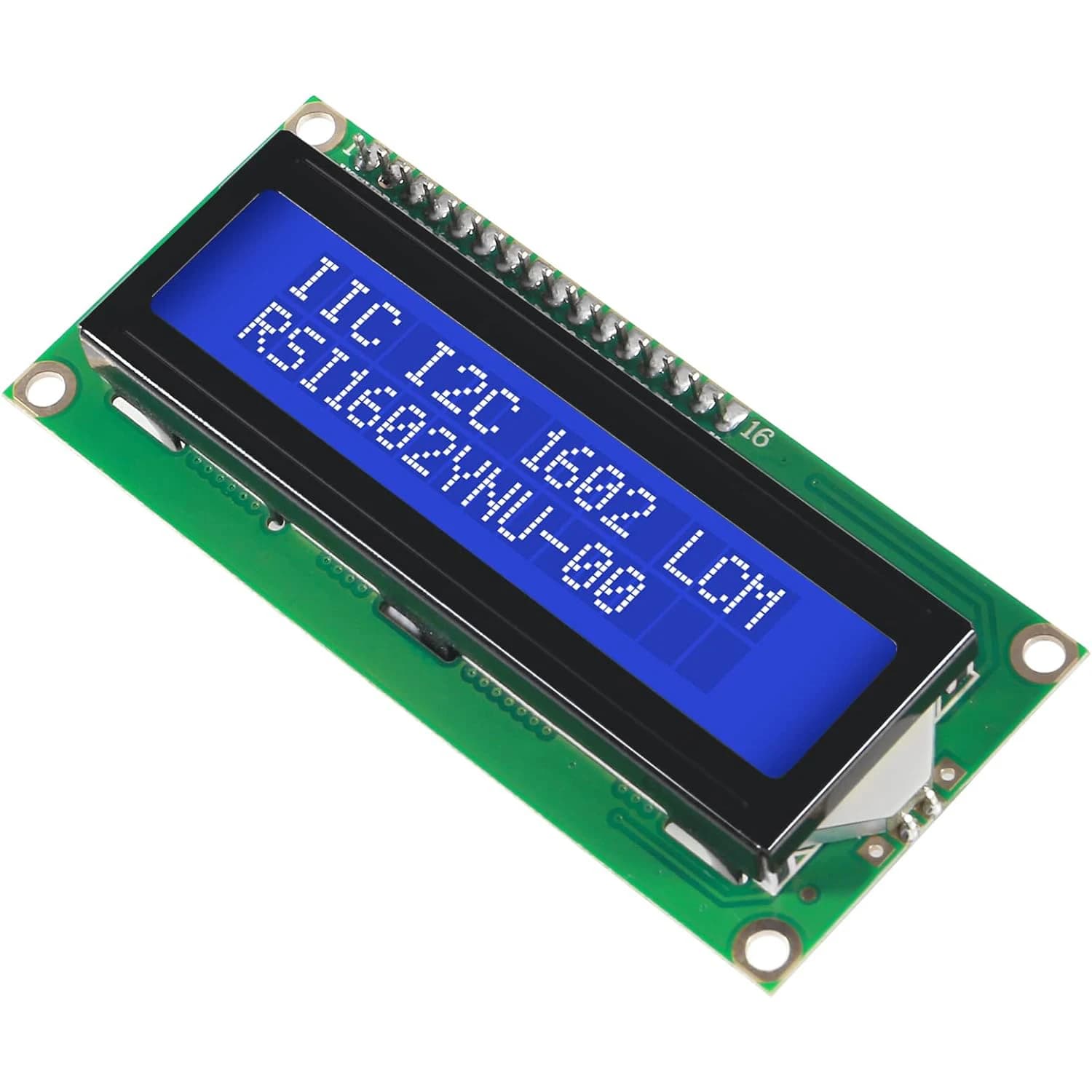 Modulo LCD con Adattatore di Interfaccia Seriale 16x2 Caratteri per Progetti DIY Raspberry Pi, Display LCD 1602 con IC I2C TWI