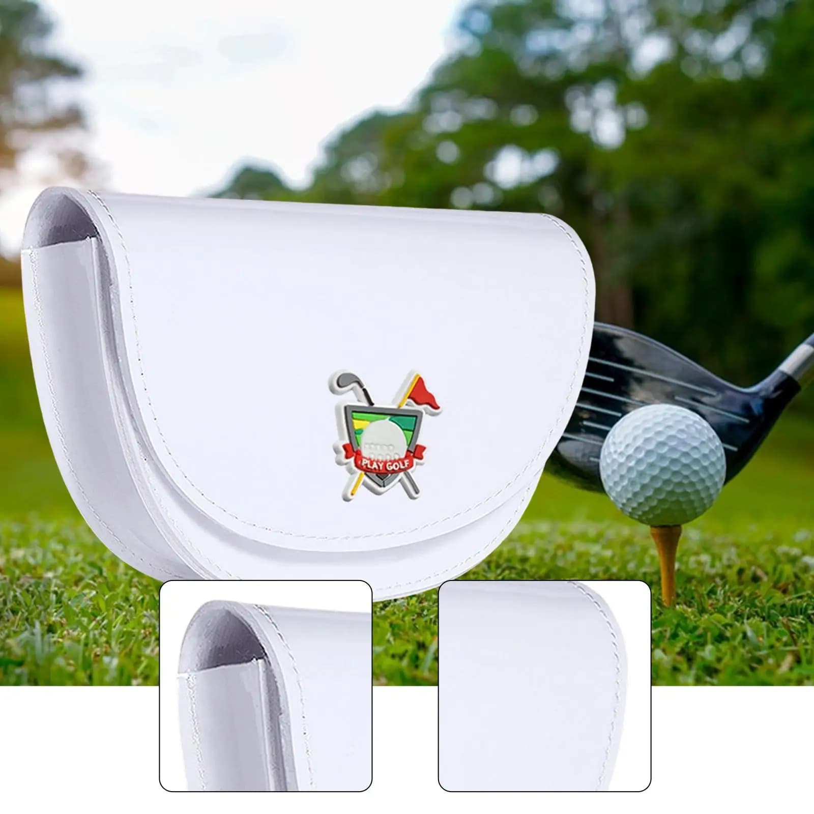 Borsa Portatile per Telemetro da Golf, Impermeabile in PU, Marsupio per Giocare a Golf all'Aperto