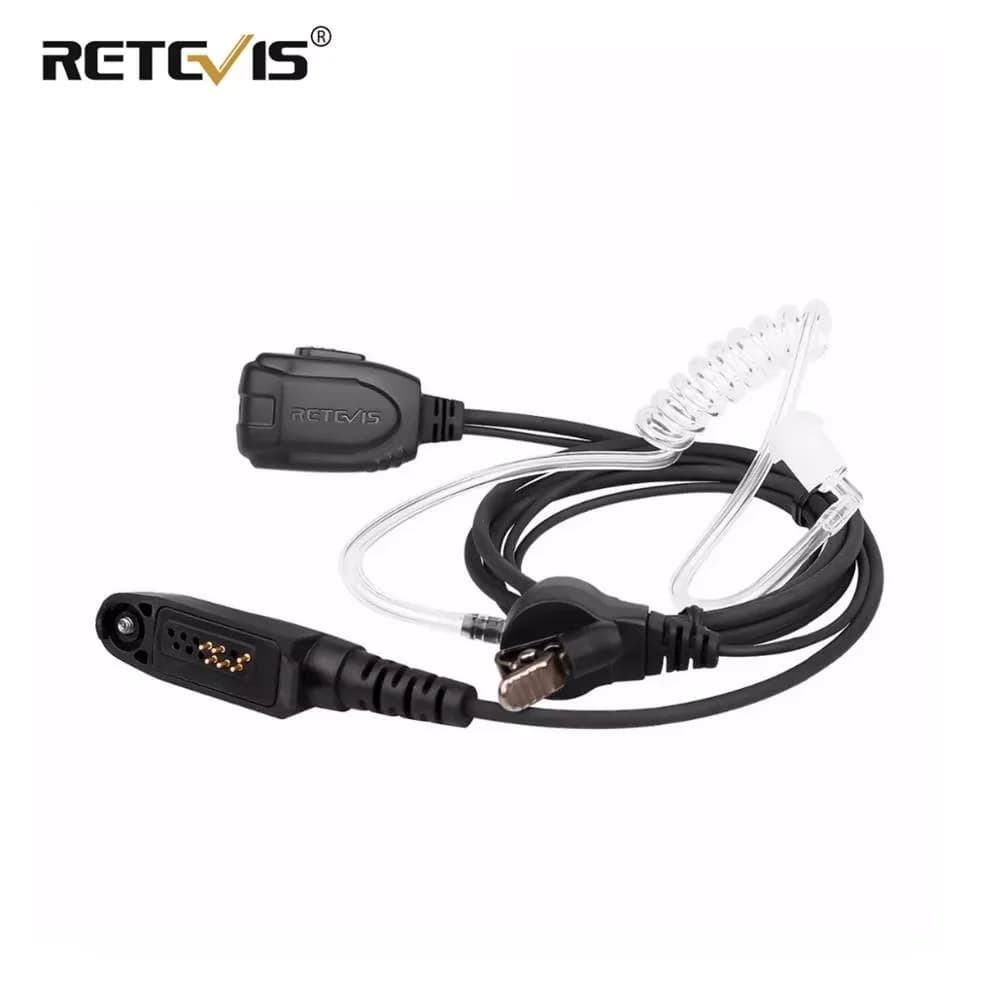 Retevis EAM004 Walkie Talkie Auricolare Ham Radio Cuffia Tubo Acustico D'aria per Retevis RT82/RT87/RT83/RT29/Ailunce HD1 TYT MD2017
