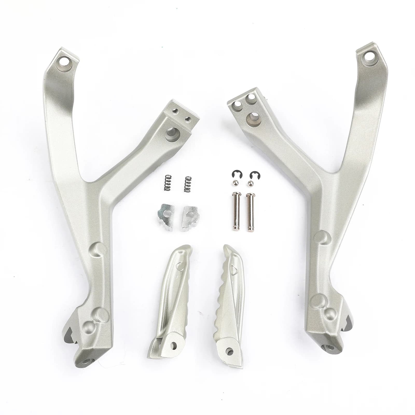 Motorcycle Accessories Rear Passenger Footrest Foot Pegs Bracket Set For Ducati 899/959/1199/1299 Panigale V2 Motorcycle Pedals
