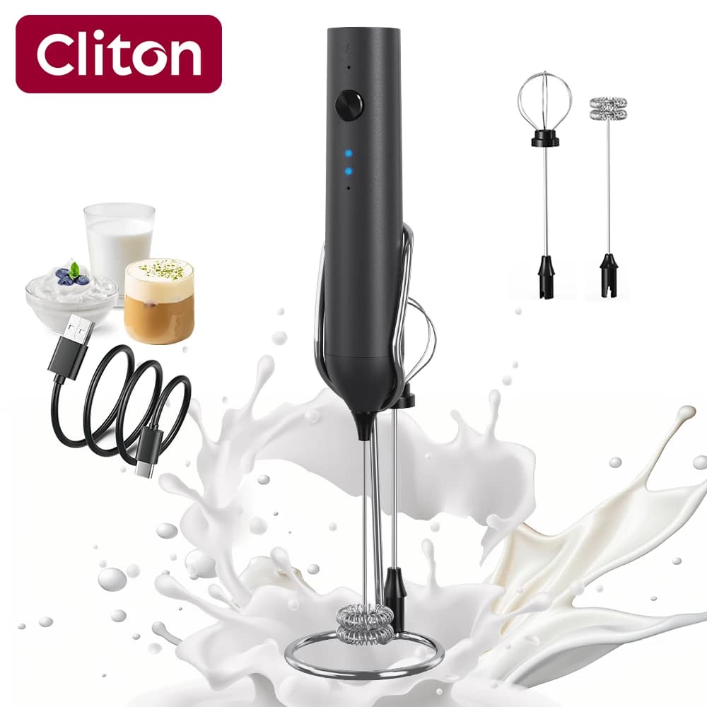 Portable Travel Practical Hand Held USB Charging Electric Milk Foamer for Protein Powder