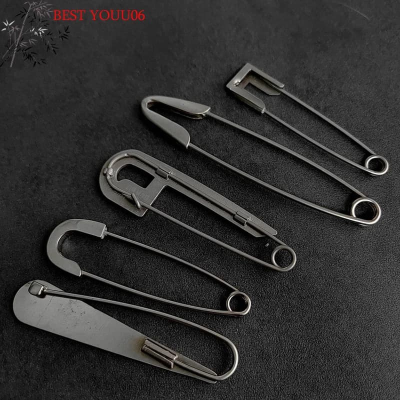 (YOUU06) Fashion Great Spilles for Clothing, Metal Safety Spikes, Adjustable Accessories for Jeans, Dresses and Scarves