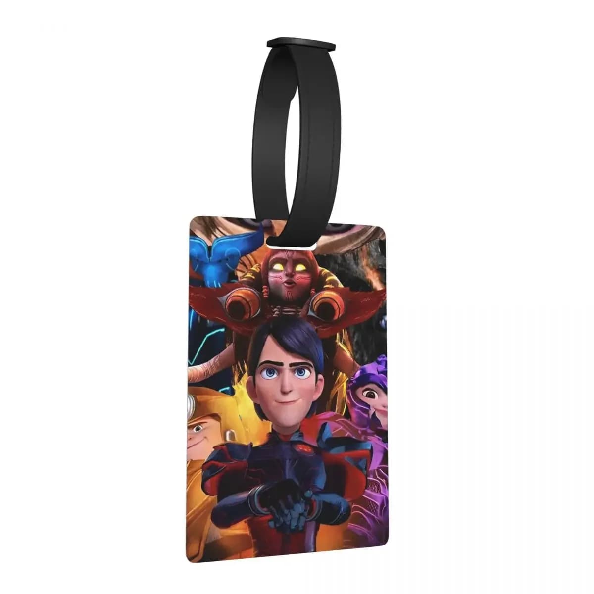 Cartoon TrollHunters Etichette per bagagli Accessori per valigie Viaggi Carino Bagaglio Imbarco Tag Porta etichette ID Nome Indirizzo