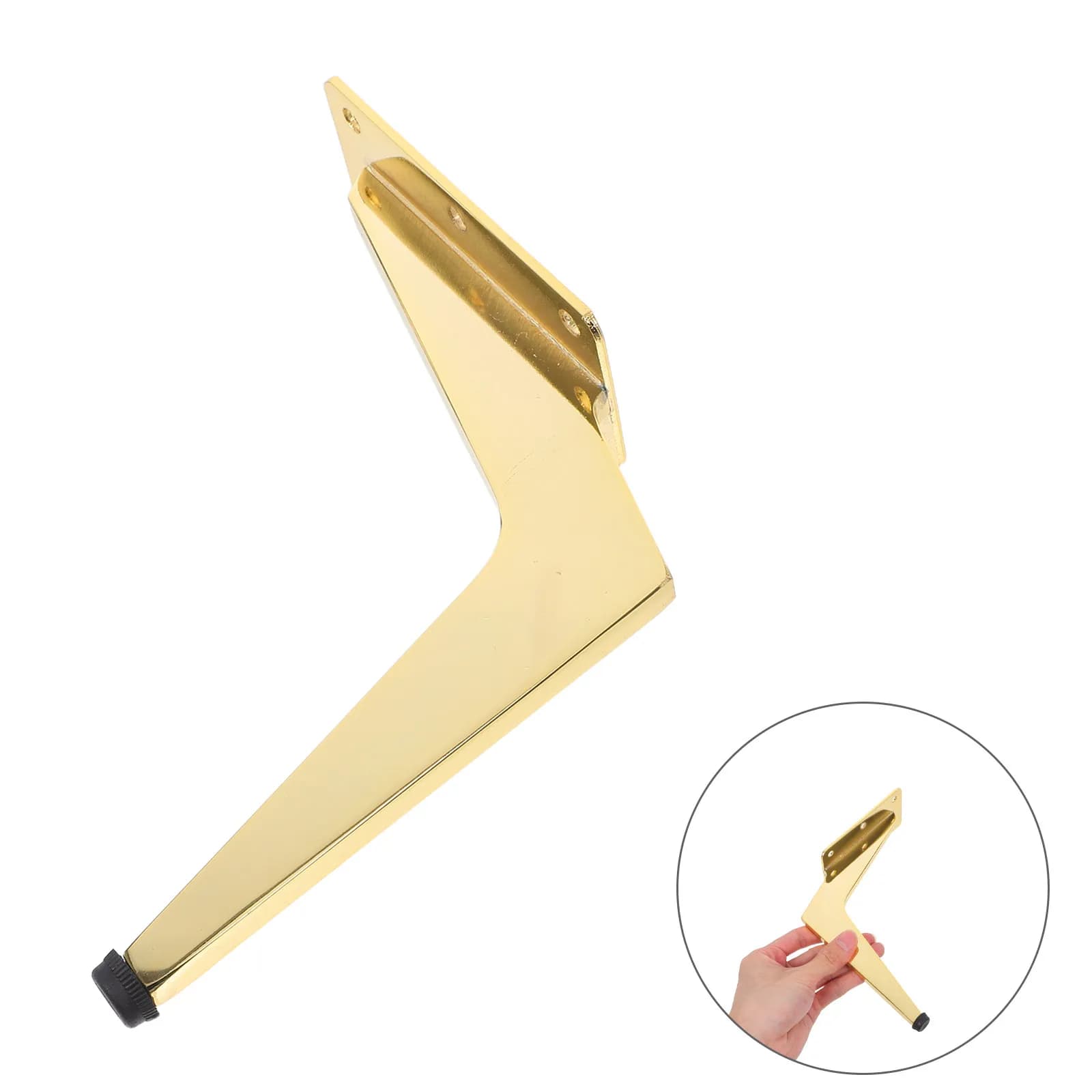 Gambe per Mobili in Metallo da 16 cm, Supporto Solido e Rinforzato per Divano, Tavolino, Armadio, Panca, Piedini di Ricambio Resistenti per Mobili