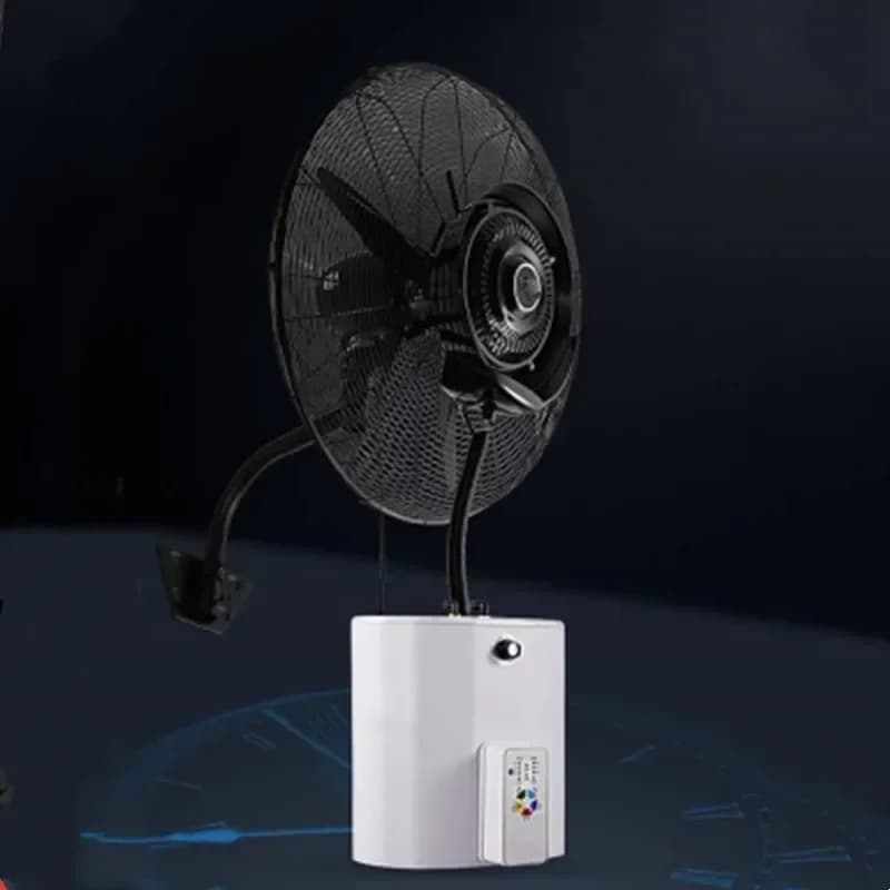 Ventilatore spray industriale elettrico domestico a parete Raffreddamento acqua nebulizzata Raffreddamento ad acqua Atomizzazione dell'aria Potente parete commerciale ad alta potenza F