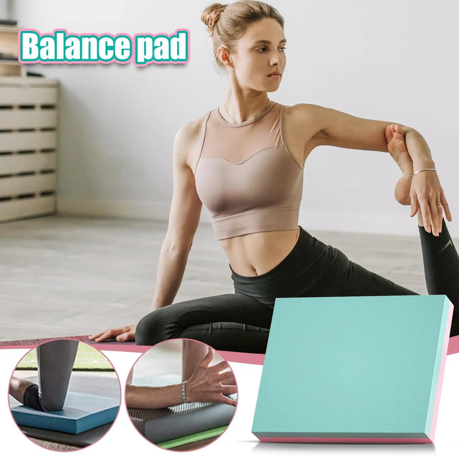 Yoga Gymnastics Gymnastics Training Support for elbow for men Woman Tablets Ab Rollers Daily extension Routine Flooring