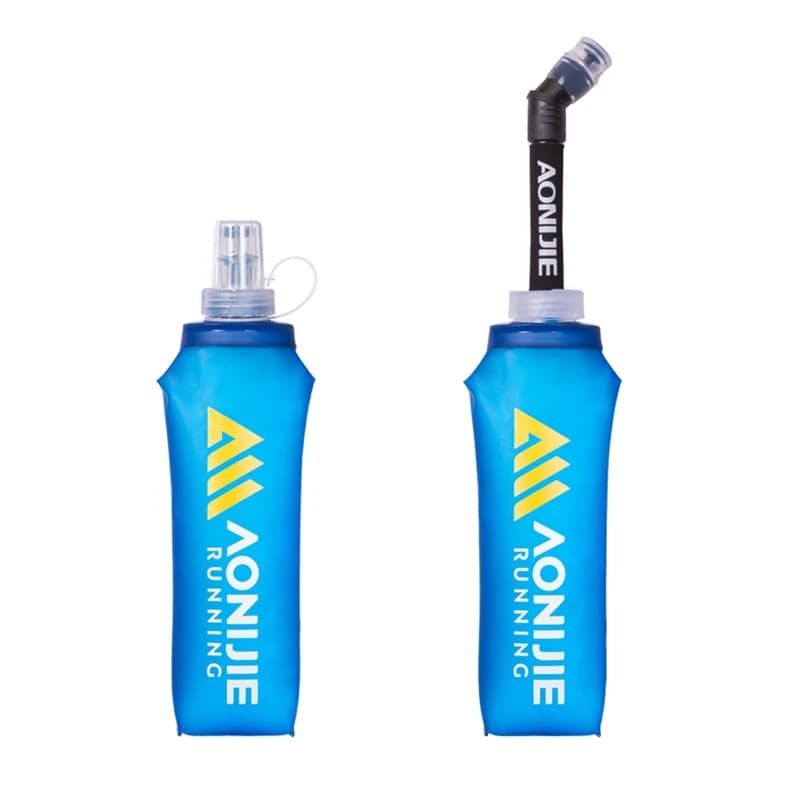 AONIJIE Soft Water Bottle Soft Flasks pieghevole pieghevole TPU BPA Free for Running Wait Pack idratazione 250ml 500ml
