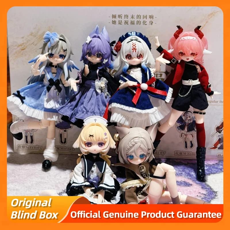 Authentic Meki Oblivion's Luminaria Blind Box 1/8 BJD Articolata, Action Figure con Parti Sostituibili, Giocattolo da Collezione per Scrivania
