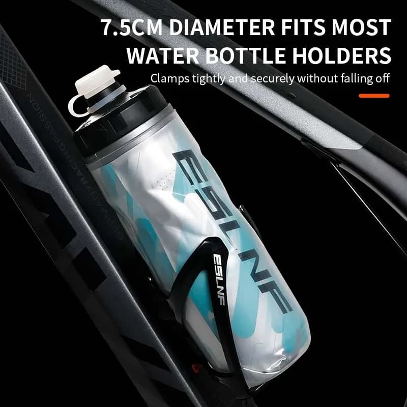 ESLNF Bicycle Water Bottle 600 ml PP5 lightweight mountain bottle Outdoor sports mug cycling equipment heat and ice protected