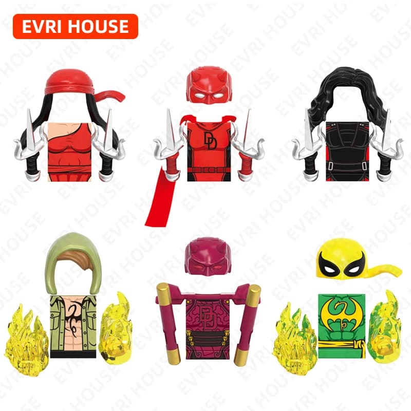 Personaggi di Serie TV in Miniatura, Action Figure, Mattoncini, Giocattoli da Costruzione per Bambini G0198
