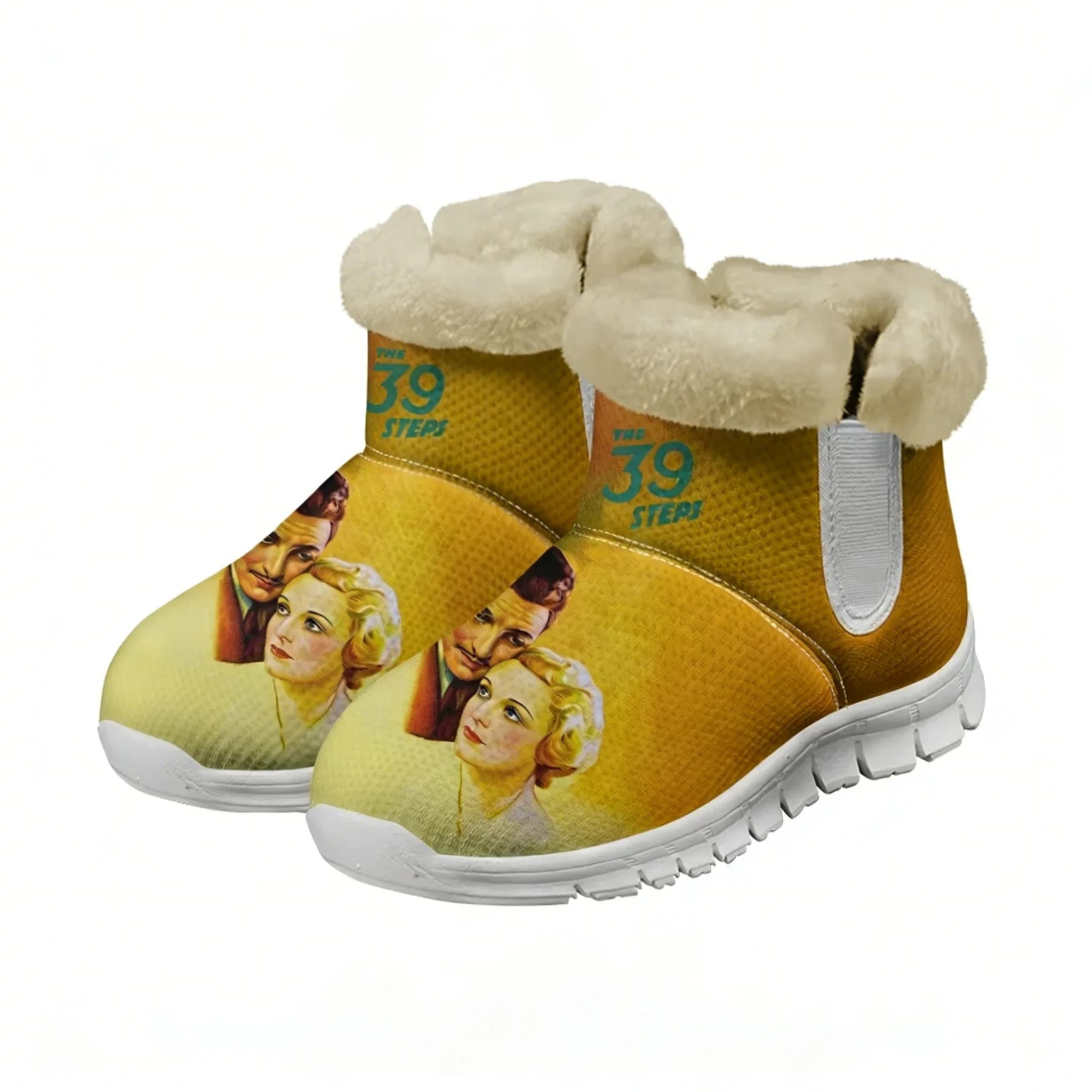 The 39 Steps Warm Boot Mens Womens Teentager Shoe Outdoor High Quality Personalized Fashion Lightweight Sneaker Customized Shoes