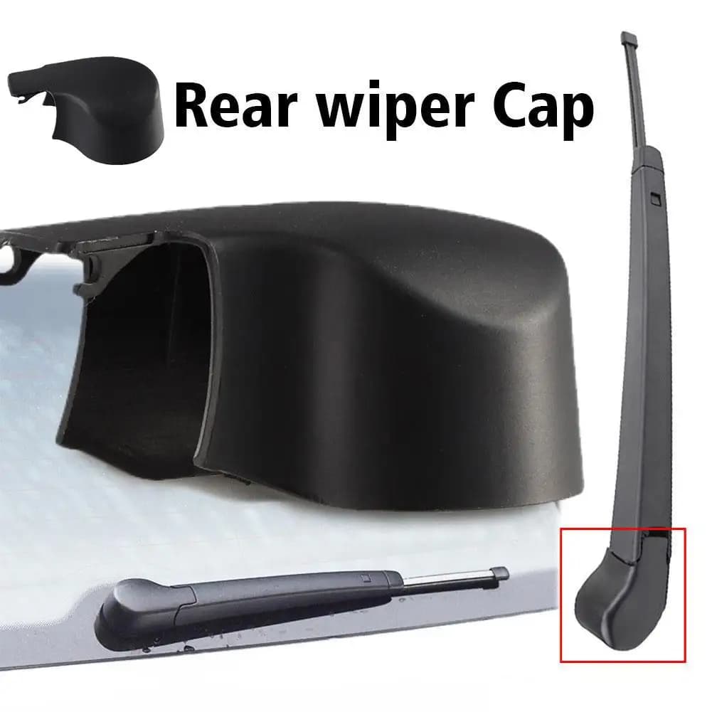 Copertura per Tergicristallo Auto, Accessori per Braccio Tergicristallo Posteriore, Copri Dado in Plastica Nera, Ricambio per Modelli VW, Skoda, Seat, 1 Pezzo