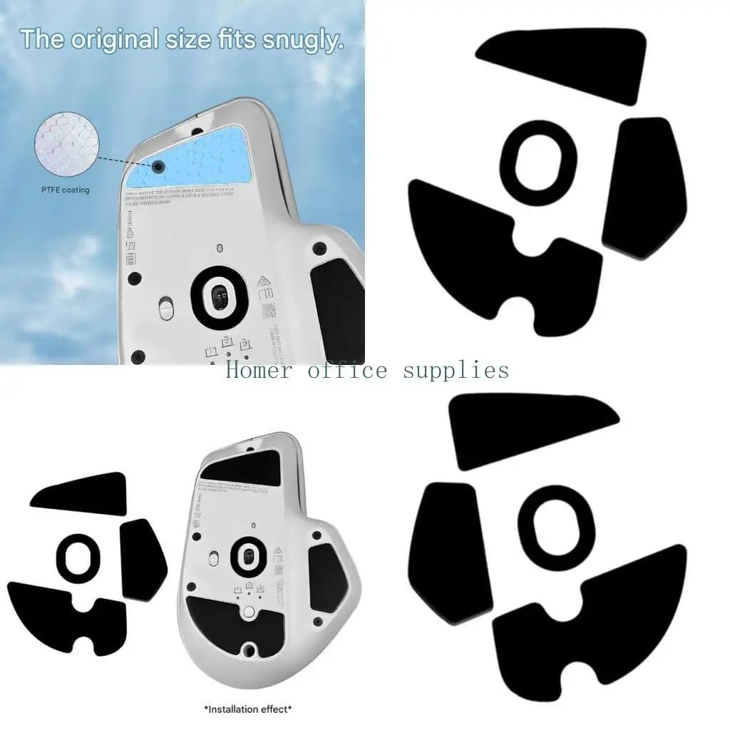 K43B Tappetino per piedini per mouse Sostituzione pattini per mouse per 4 mouse da gioco wireless Accessori per installazione