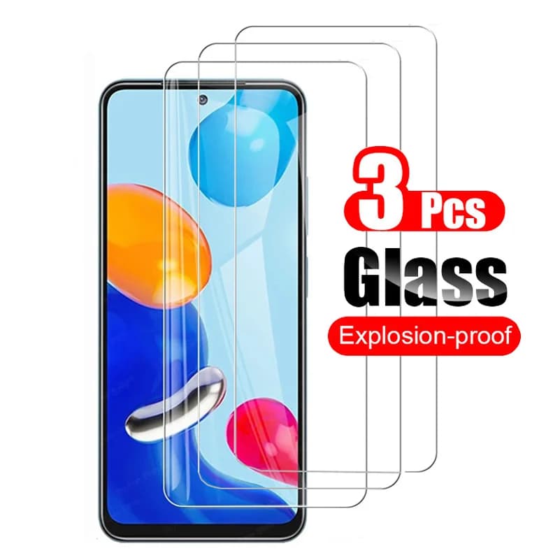 3 pezzi in vetro temperato per Xiaomi Redmi Note 11 6.43 "Global Pro + Note 11S 11T 5G 11E Pro protezione schermo in vetro pellicola per telefono 10H