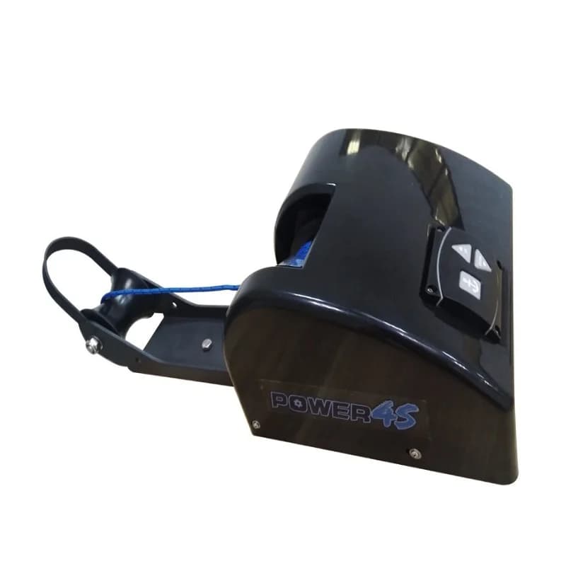 Verricello di ancoraggio con telecomando wireless 12V per barca marina nera d'acqua dolce 25LBS