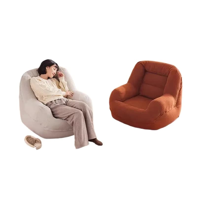 Poltrona pigra a sacco, singola, per il relax, ideale per sdraiarsi e dormire, per balcone e camera da letto, super morbida.