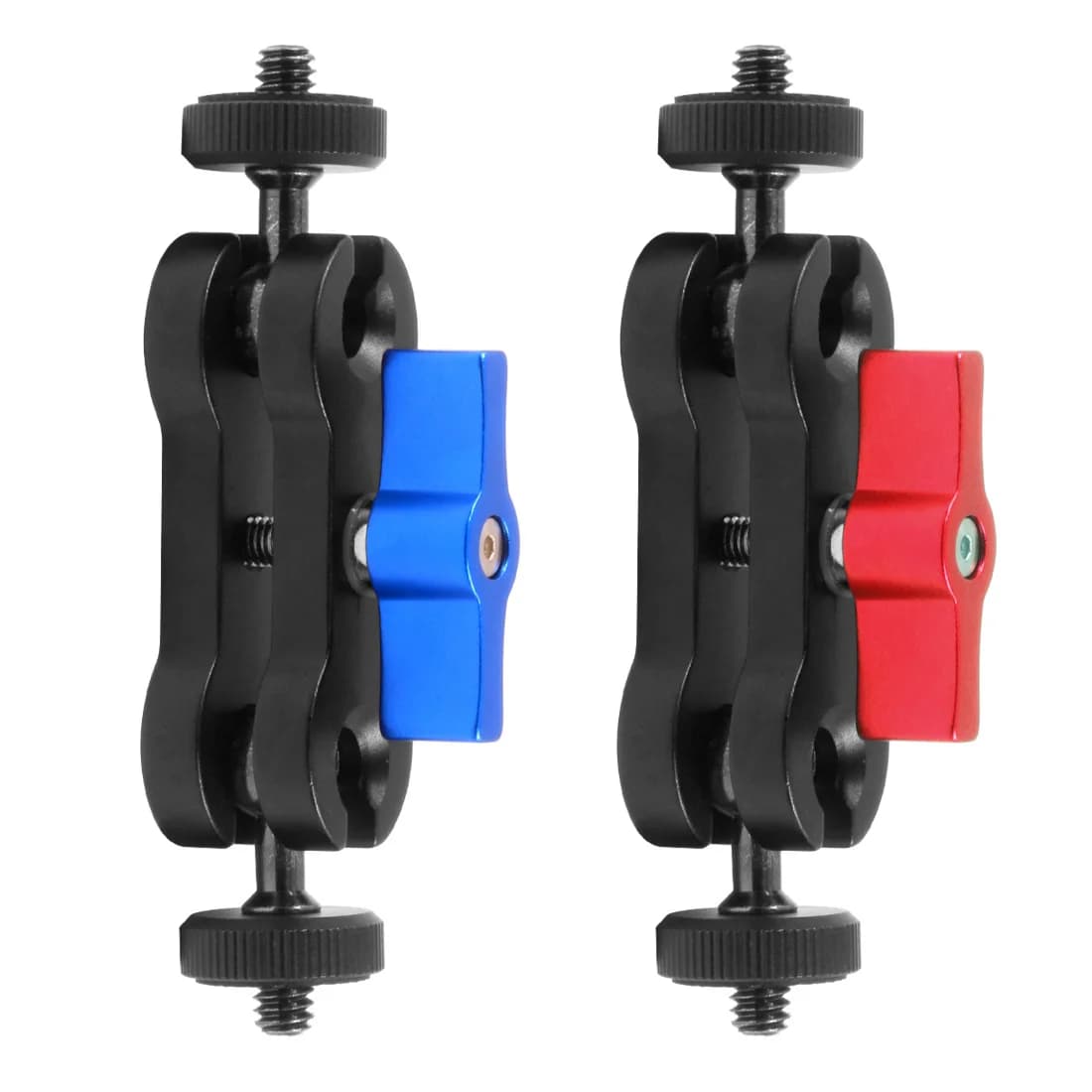 Mini Ballhead Mount Arm with 1/4 Screw for Gopro Hero for DJI OSMO 360 Monitor Mount DSLR Camera Tripod Dual Ball Head Adapter