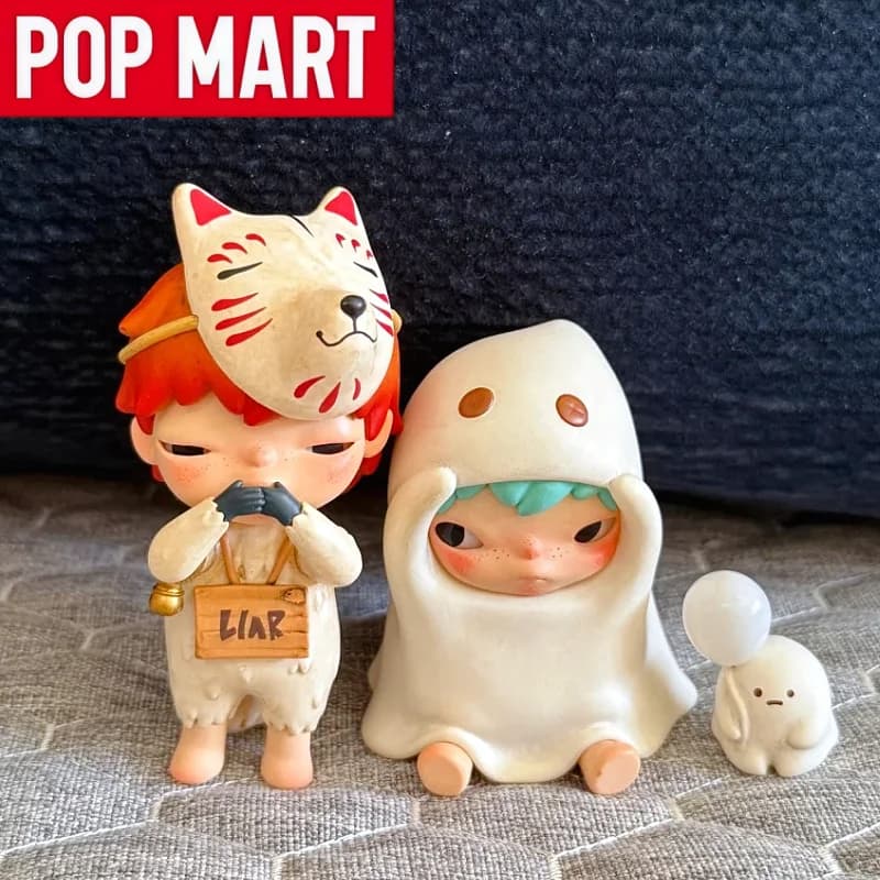 POP MARTt Serie Hirono autentica L'altra scatola cieca Cartoon Anime Figure Kawaii Desktoptoy Ornament Doll Girl Festival Regali