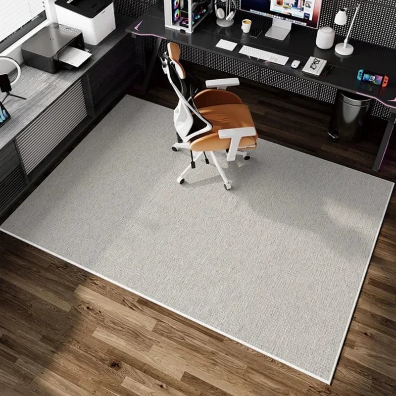 VIKAMA Modern Minimalist Carpet Office Study Floor Mat Gaming Room Anti-slip Silent Chair Cushion Home Decoration