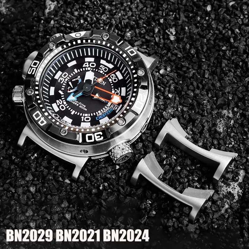 Connettore per orologio adattatore in metallo BN2021 da 22MM per adattatori per cinturini per orologi con alette in acciaio inossidabile Citizen BN2029-01E BN2021-03E BN2024-05E