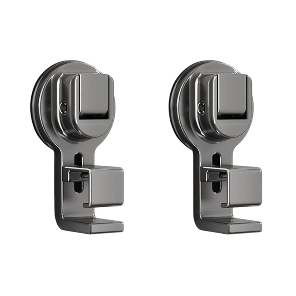 For Daily Bathroom Use Suction Cup Hook Rotatable Washbasin Hook Seamless Decor Blending Aluminum Alloy Construction