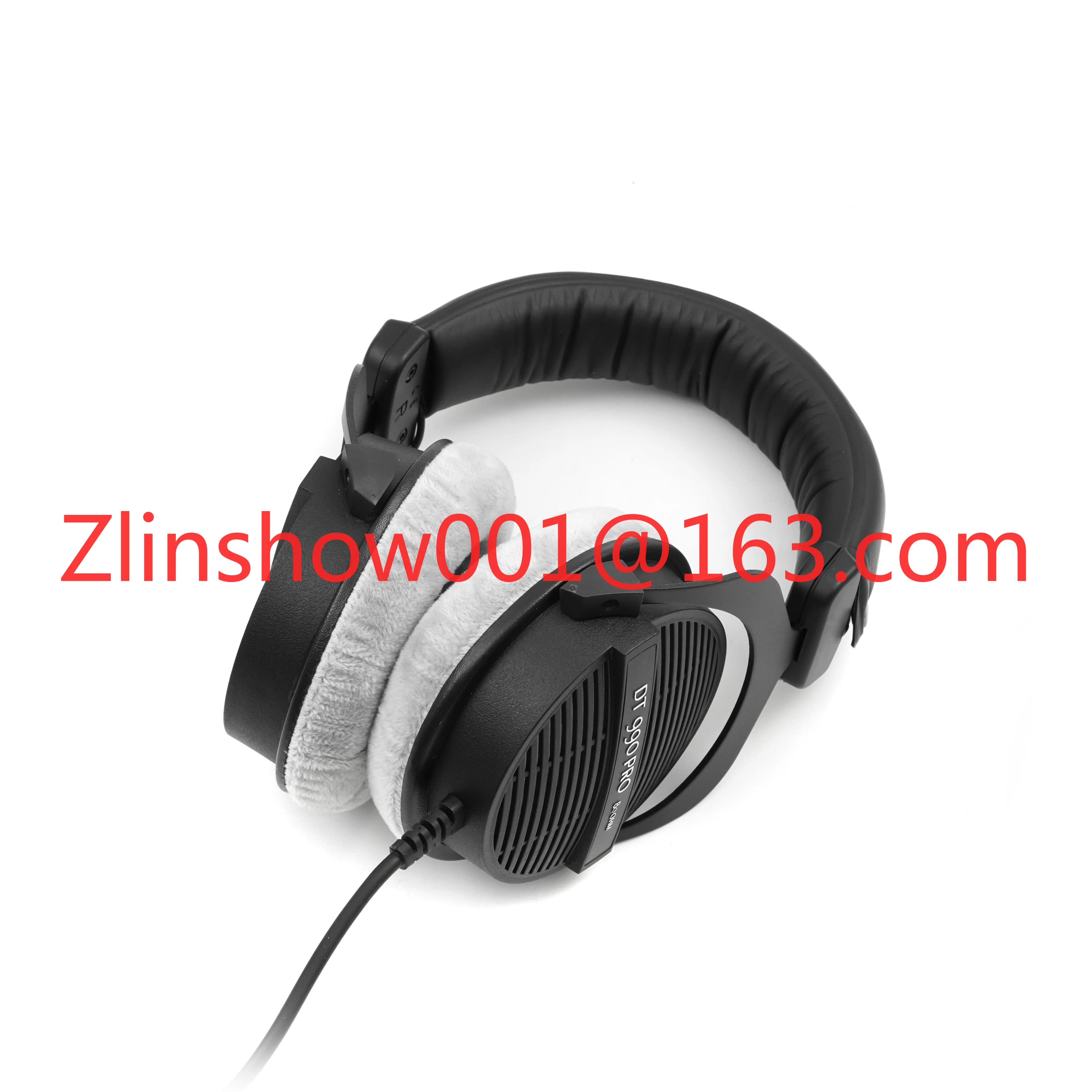 DT990 PRO over-ear study head in black. DT990 Mobile Phone Game Headphone Guangdong Honor Waterproof 80 Ohm 250 Ohm