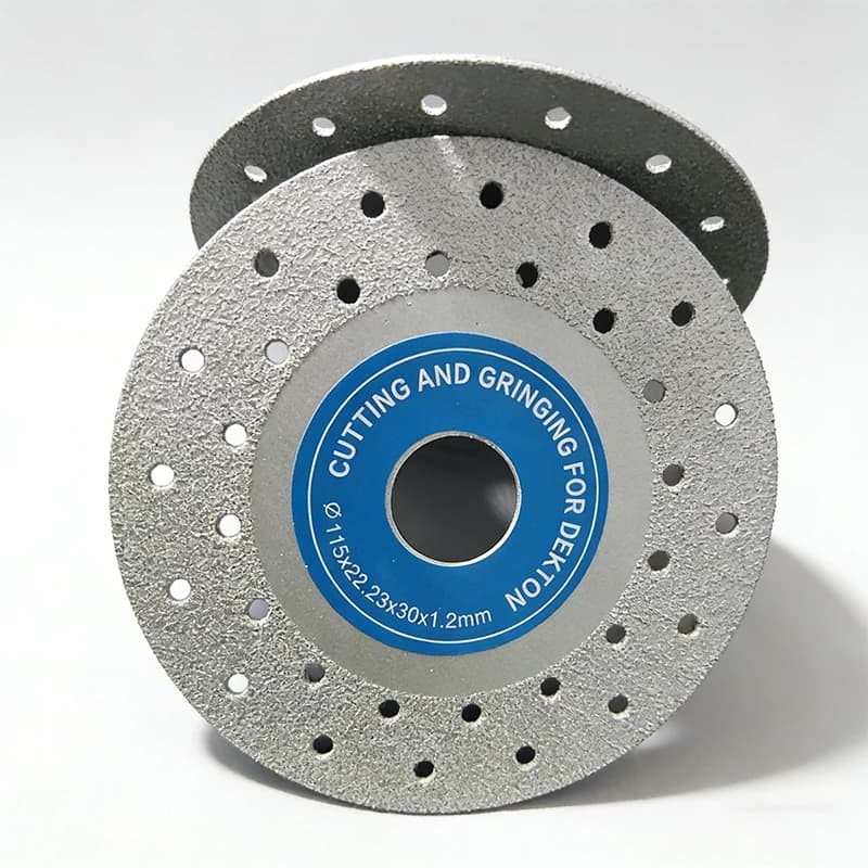 Mola Diamantata da 115mm 45 ° Disco da Taglio per Smussatura di Marmo e Piastrelle in Ceramica, per Rifinitura e Lucidatura Senza Scheggiature