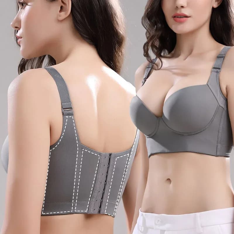 3/4 Cup reggiseno donna Lingerie reggiseno Sexy Plus Size reggiseno senza anello in acciaio raccolta seno ausiliario superiore CD Bralette Push Up