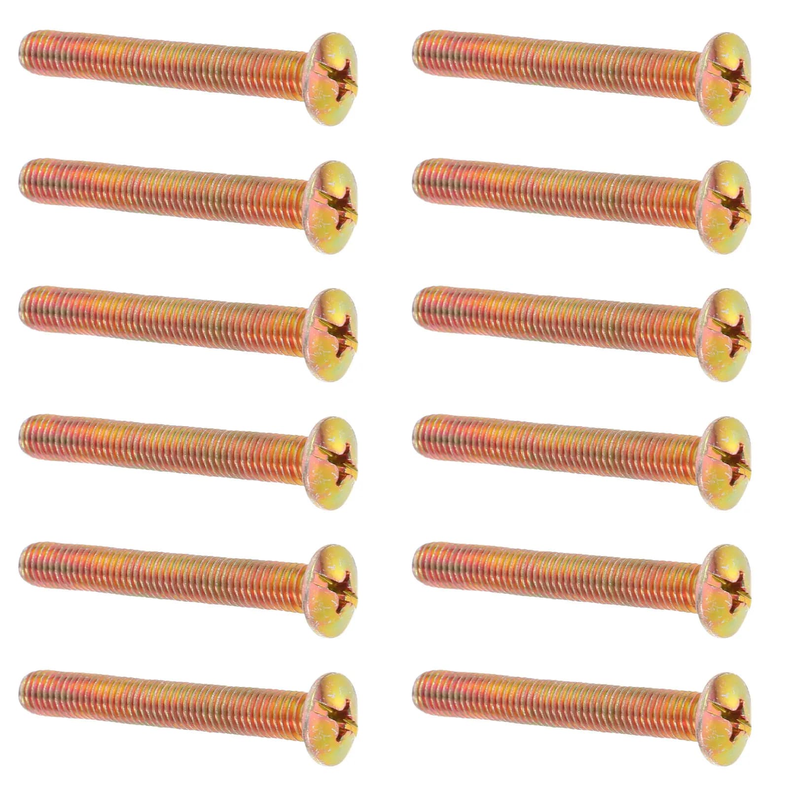 20 viti M8x60mm a testa piatta per mobili, bulloni in acciaio laminato a freddo per gambe di divani, letti e sedie, per montaggio, riparazione e sostituzione hardware