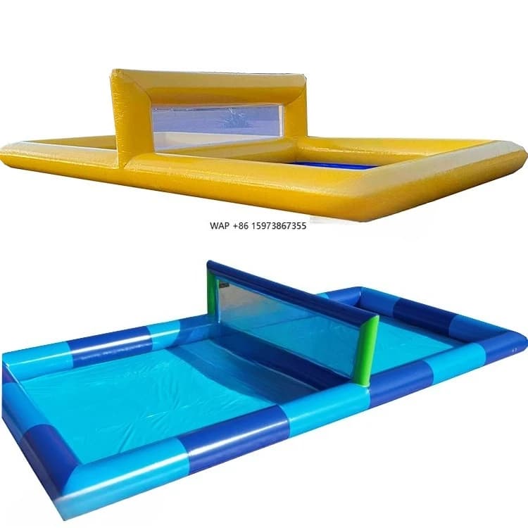 Commercial Inflatable Volleyball Field for Swimming Pool, Water Sports Games
