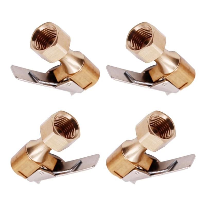 547C Brass Air Chuck Quick Release Valves Connector For Car Bike Tire Pump