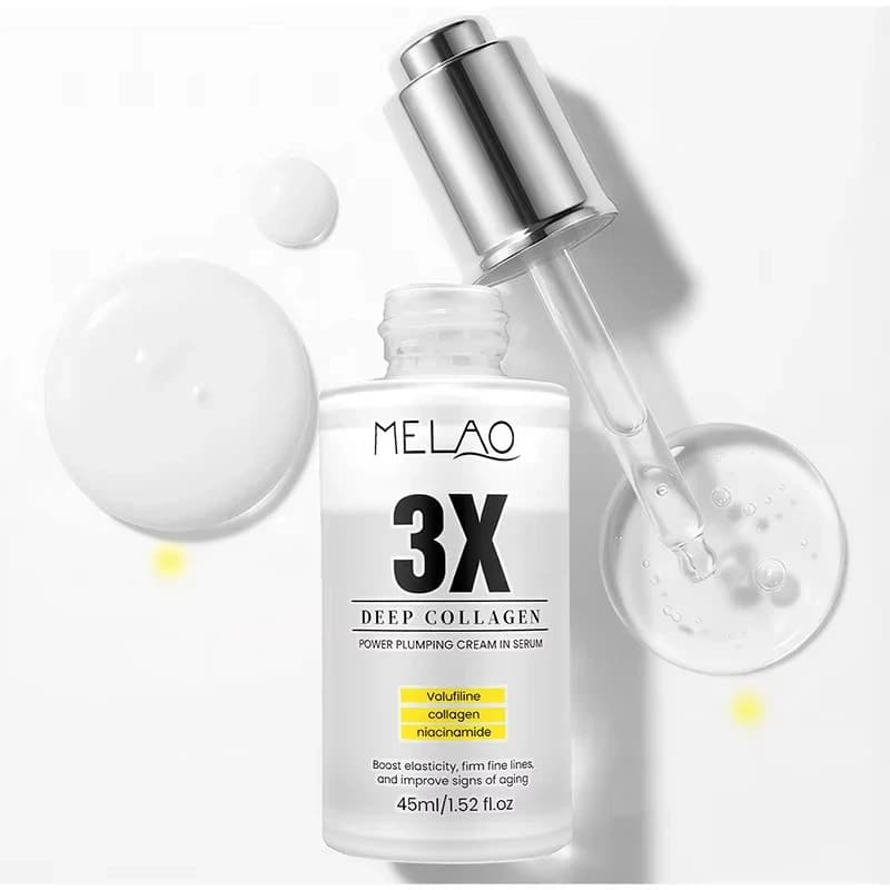 Siero viso al collagene con niacinamide, essenza viso rassodante e volumizzante per la riparazione della pelle, idratazione profonda, nutriente, cura della pelle coreana