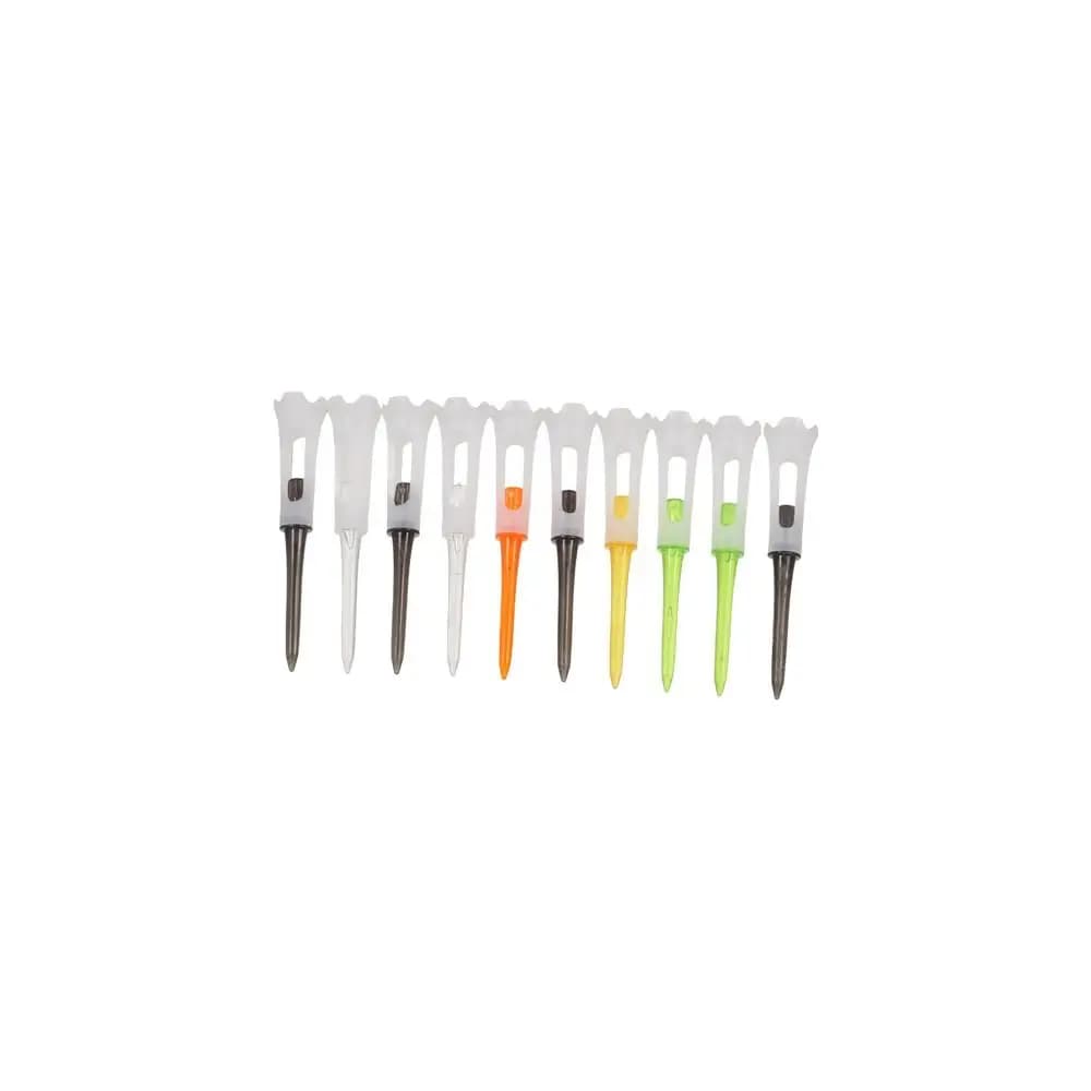 10 Pz/lotto Porta Palla Tees Da Golf Cuscino In Gomma 83 MILLIMETRI Mazze Da Golf Tee Multi-color Durevole Strumenti di Formazione di Golf Sport All'aria Aperta