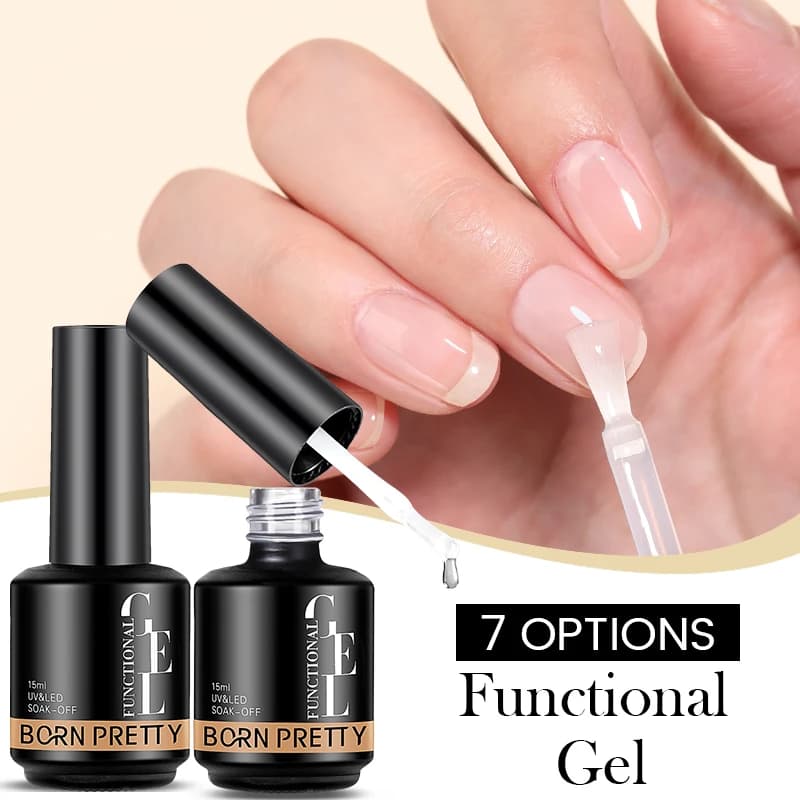 BORN PRETTY 15ml Super Top Coat Smalto gel Base Gel opaco Smalto per unghie Funzione Gel Semi permanente Soak Off UV LED Nail Art