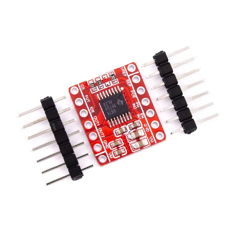 Modulo Driver Motore DC a Spazzole H-Bridge DRV8876 4.5V-37V 1.1A 2A con Sensore di Corrente PWM a Canale Singolo per Arduino